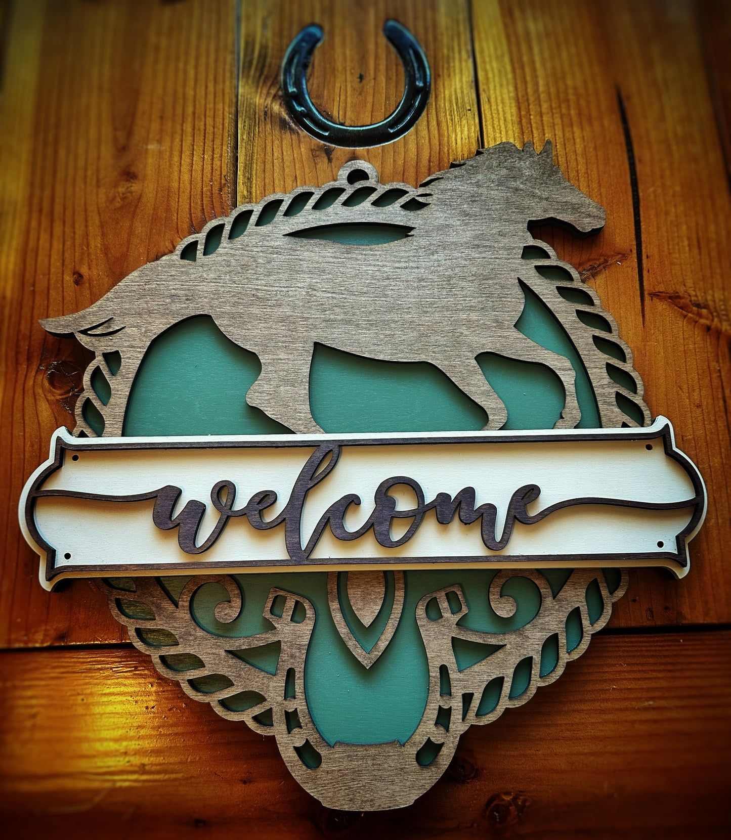 Horse Welcome Sign