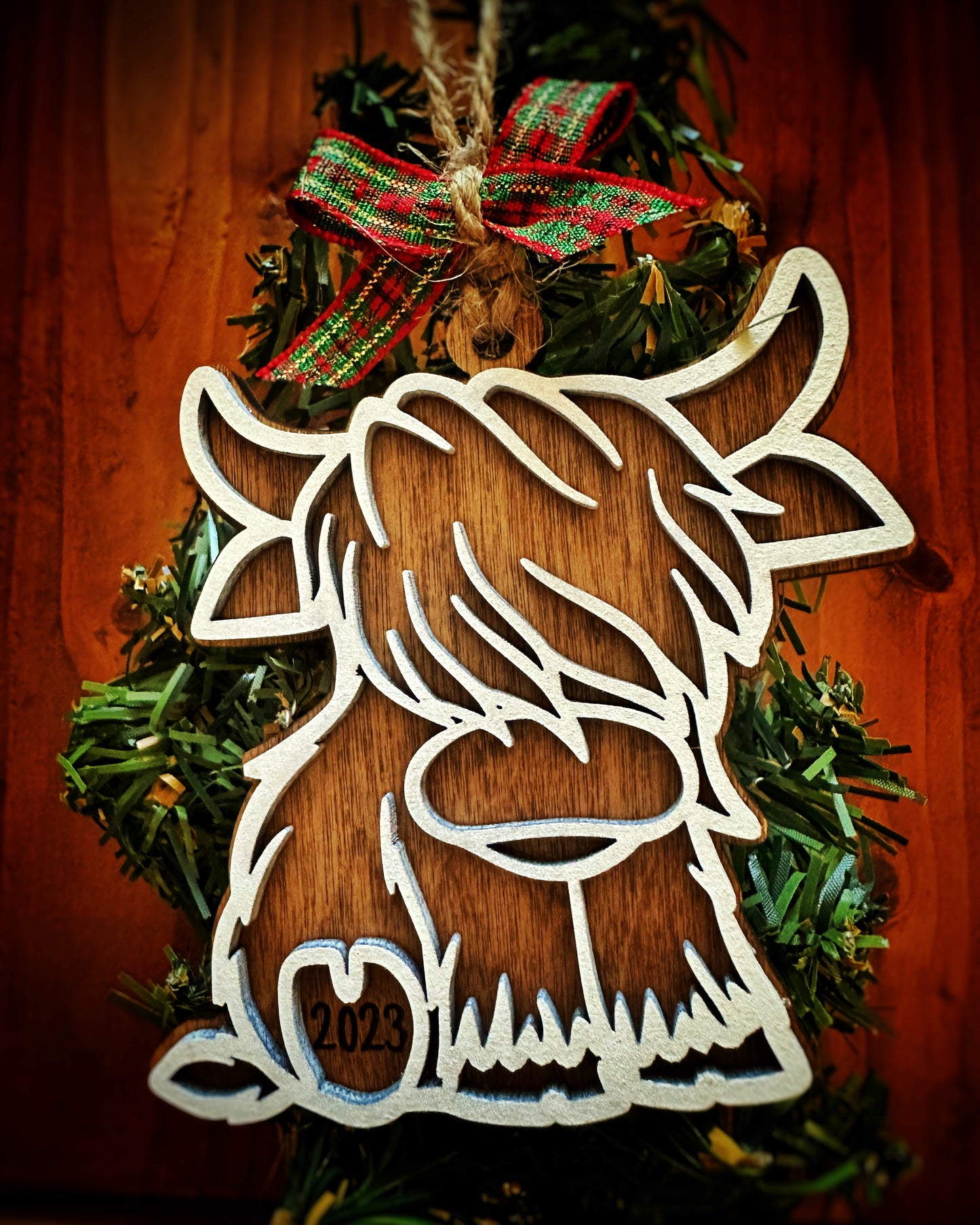 Highland Cow Ornaments