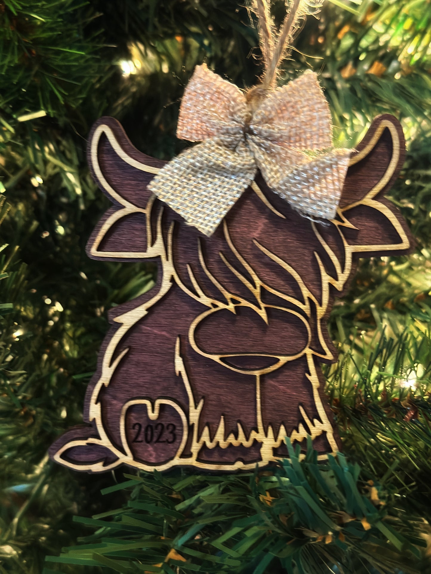 Highland Cow Ornaments