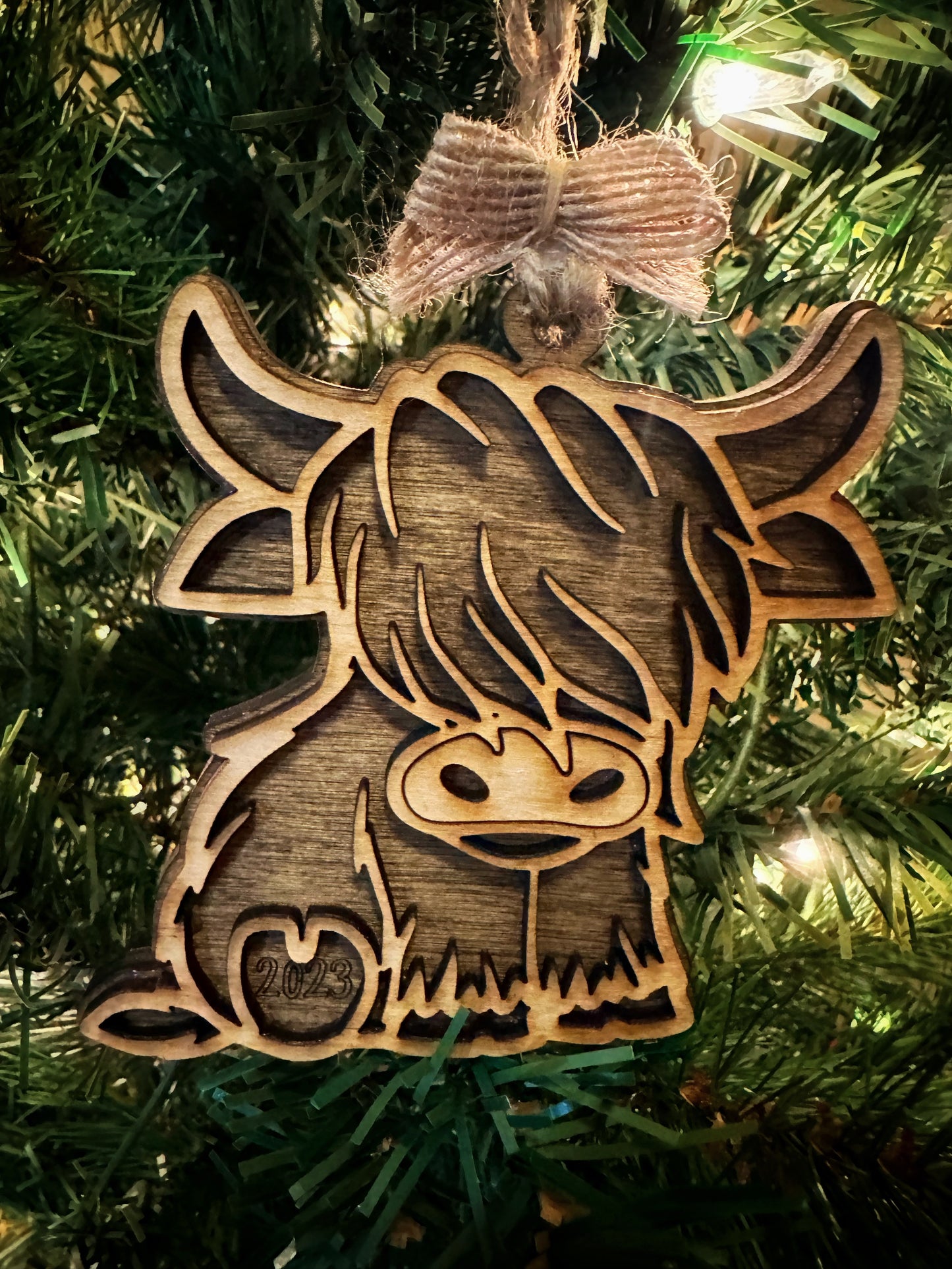 Highland Cow Ornaments
