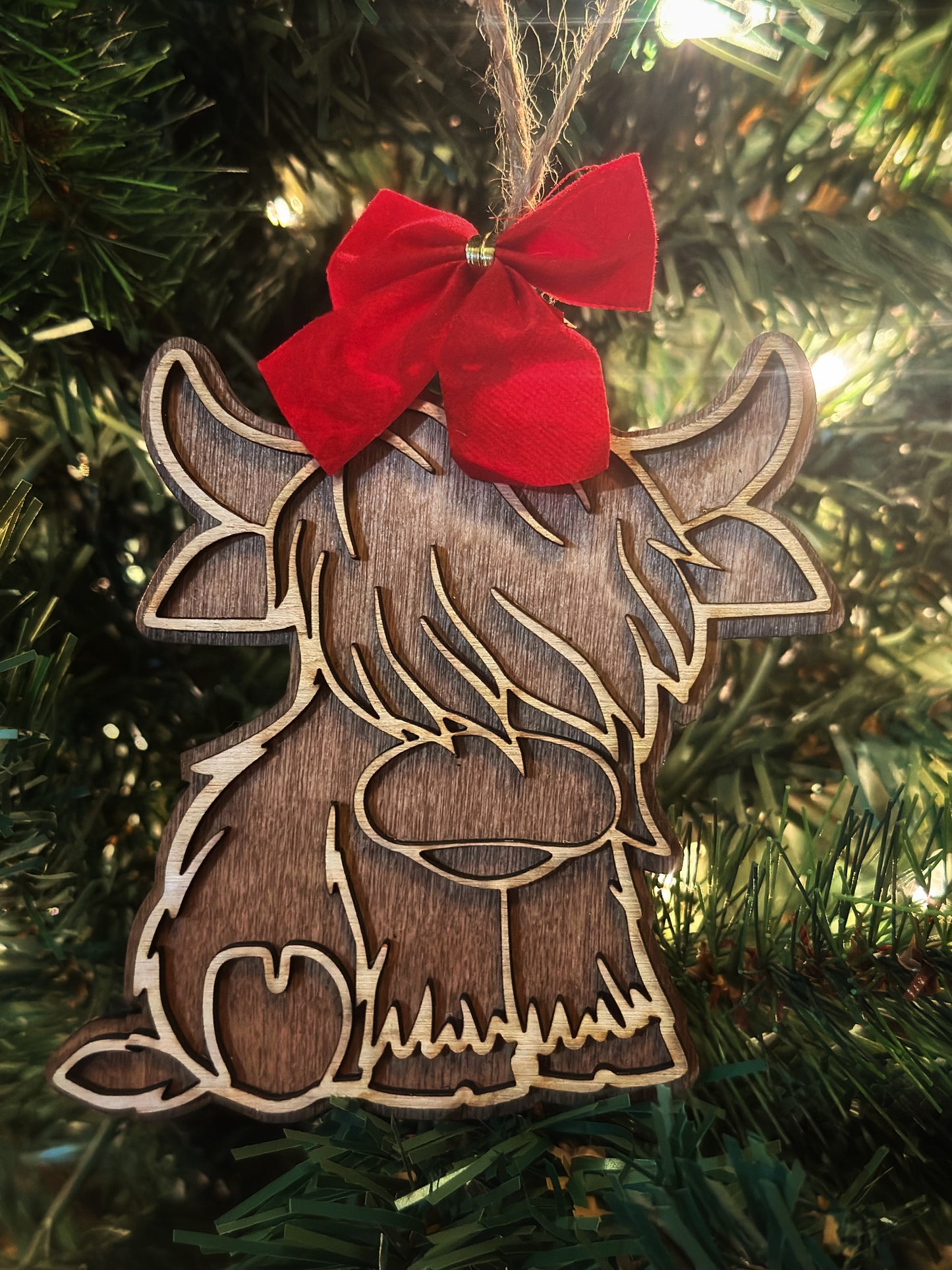 Highland Cow Ornaments