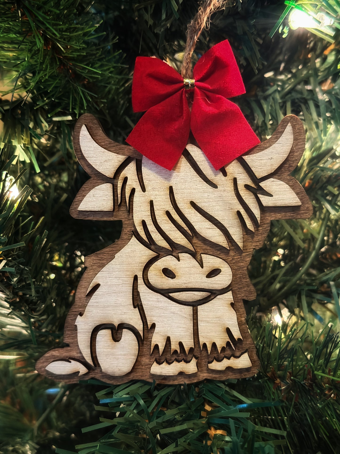 Highland Cow Ornaments