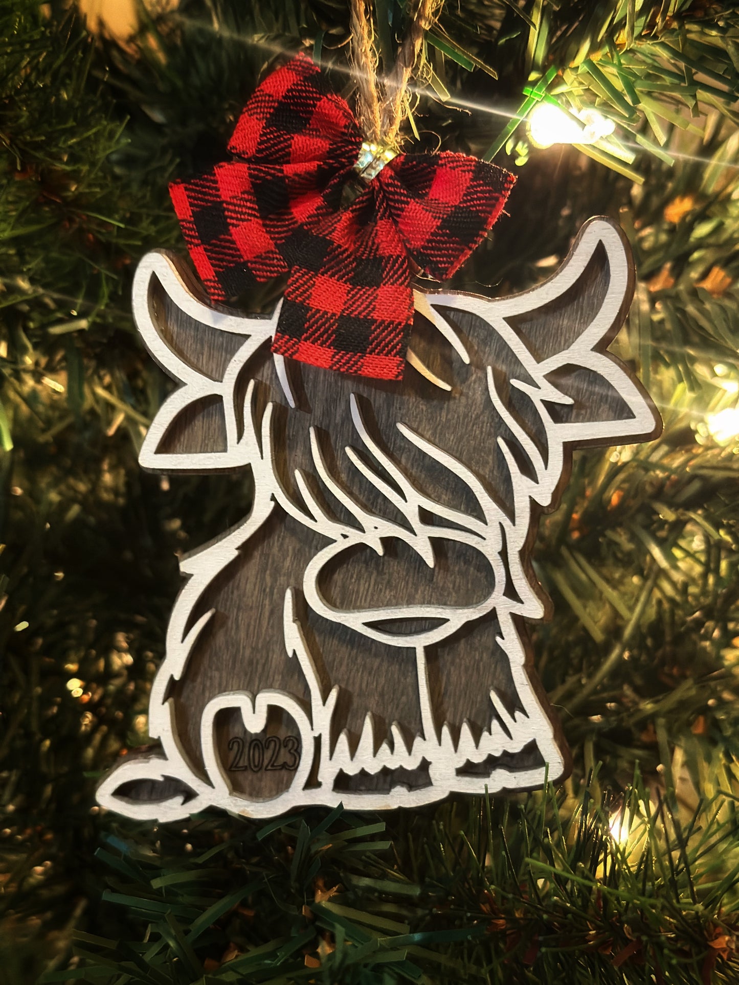 Highland Cow Ornaments