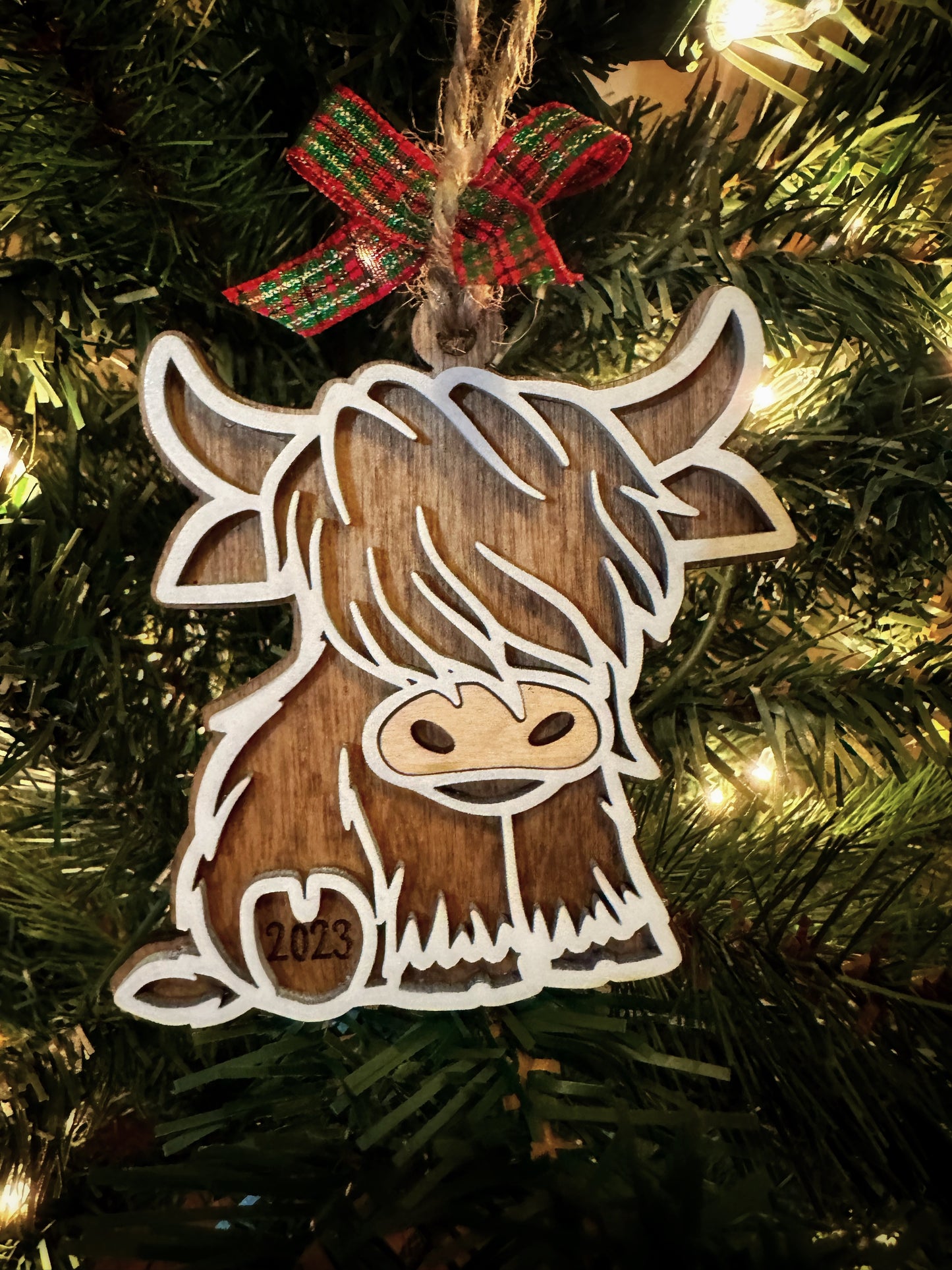 Highland Cow Ornaments