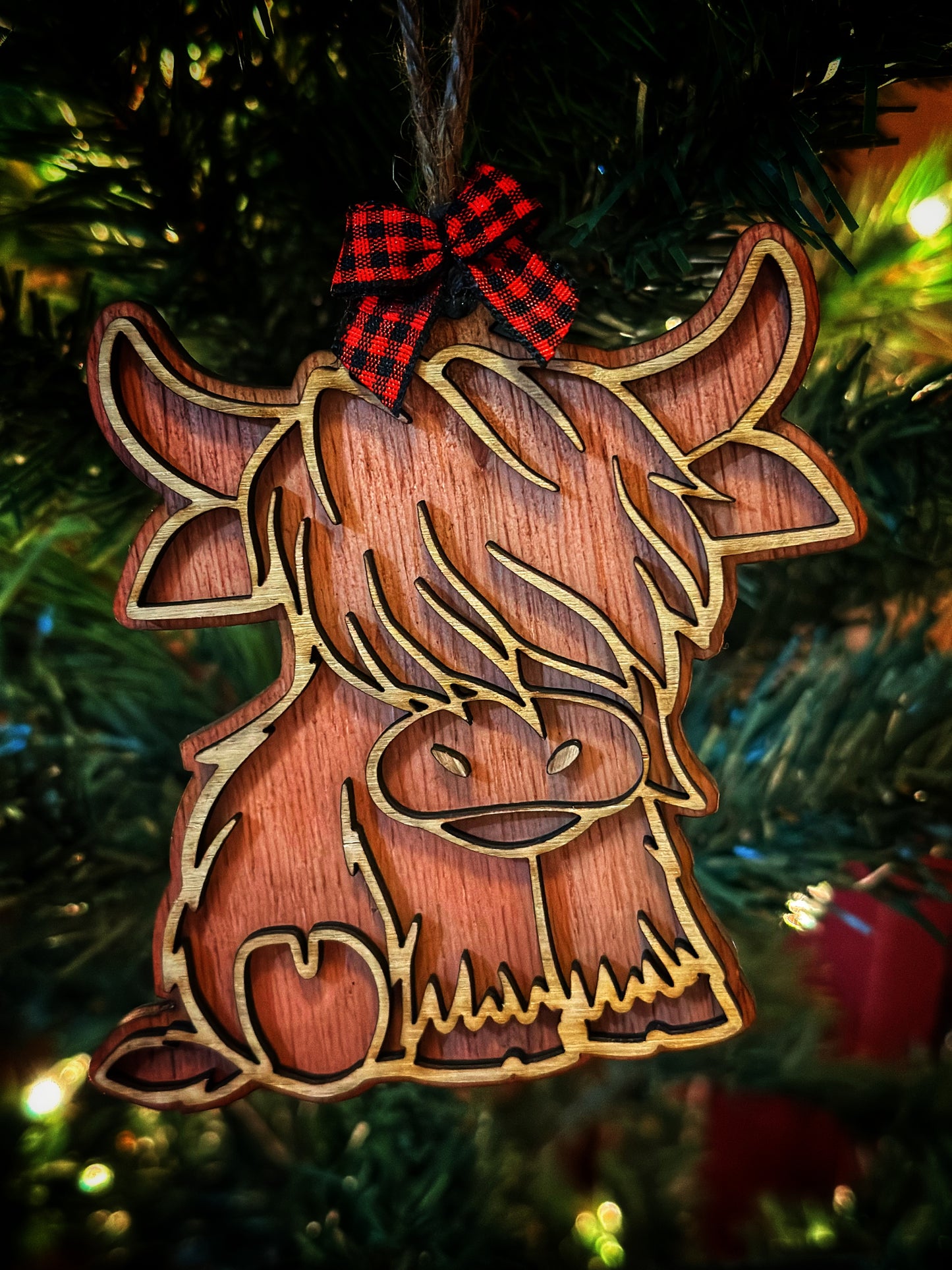 Highland Cow Ornaments