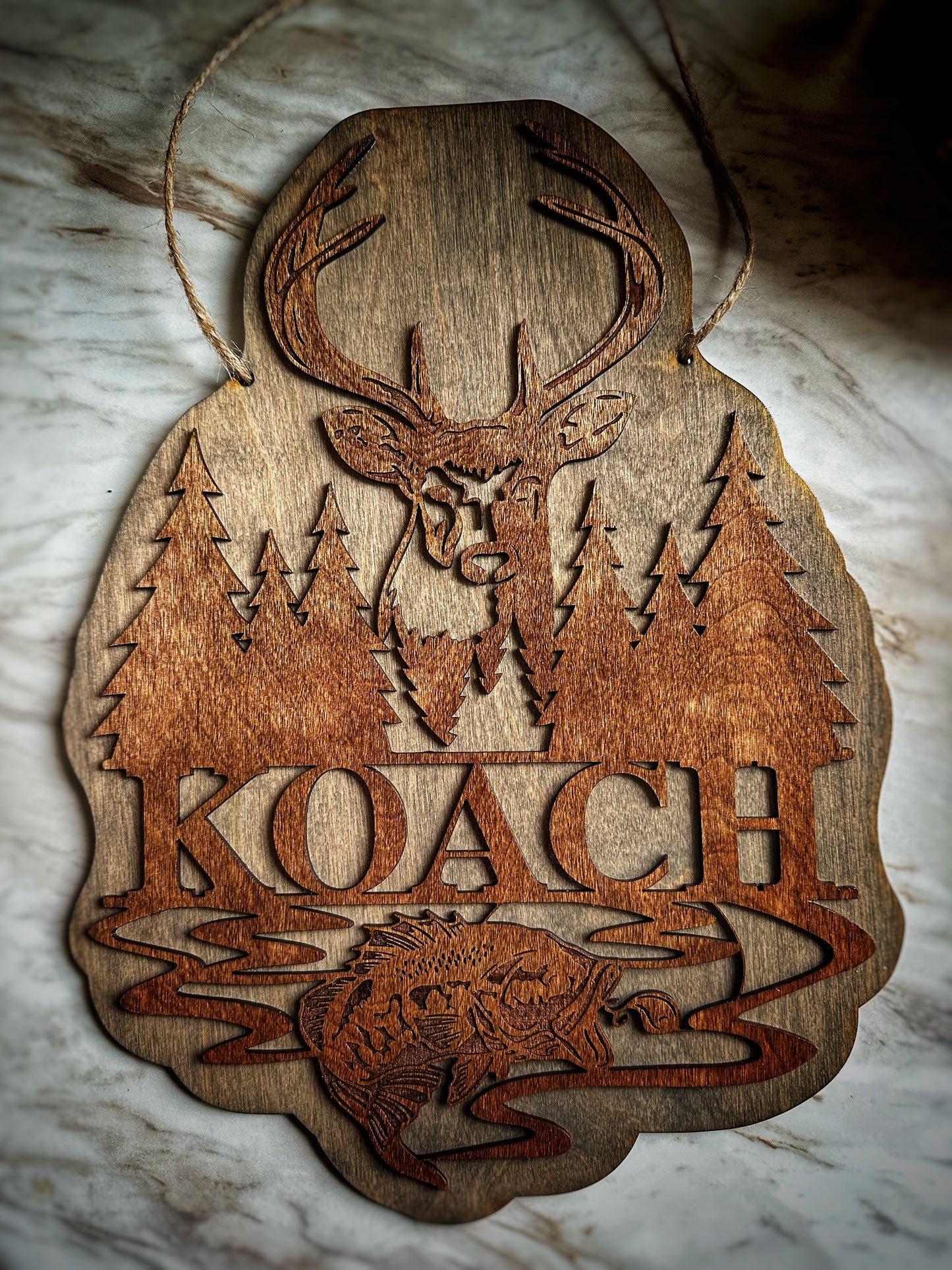 Great Outdoors Name Sign